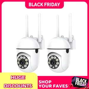 2PC Ease Life APP 1080P HD WiFi Security Camera