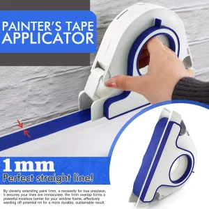 Masking Tape Applicator and 25mm Wide Red Sticker Covering Paint Tape Dispenser