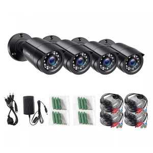 ZOSI 1080P 4 Pack HD TVI Security Cameras Outdoor Indoor Weatherproof